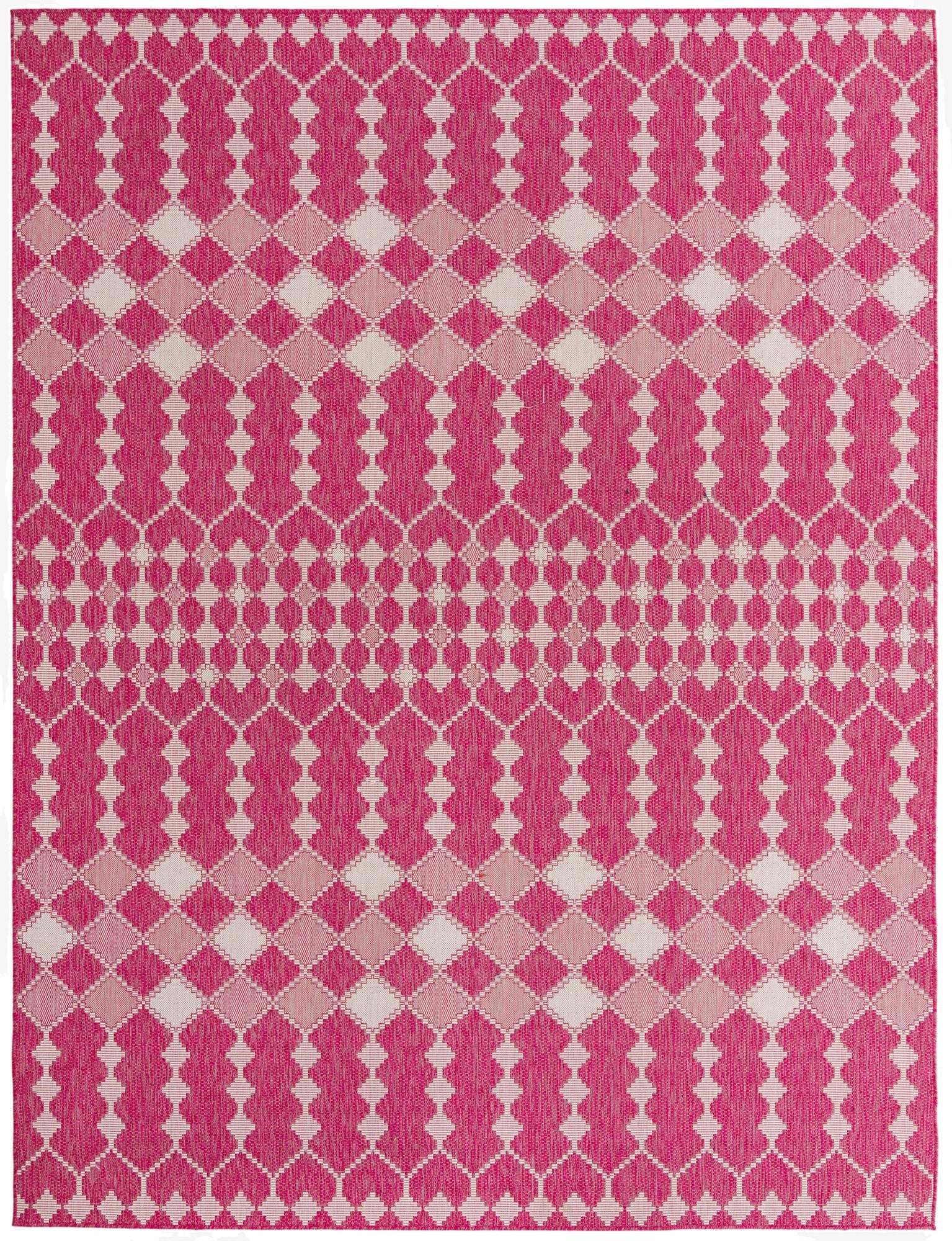 9' x 12'  Washable Trellis Indoor / Outdoor Rug