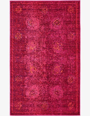 Magenta Washable Palazzo Rug