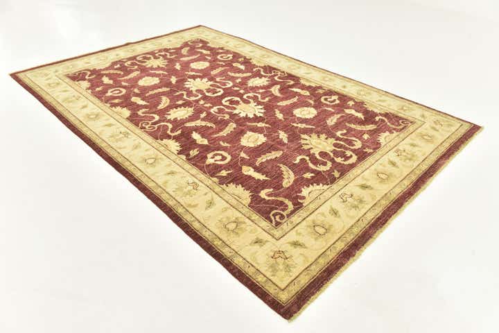 200cm x 295cm anudado a mano Peshawar Ziegler Alfombra
