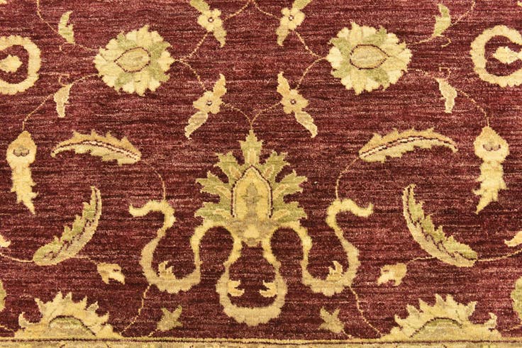 Detail image of 200cm x 295cm anudado a mano Peshawar Ziegler Alfombra