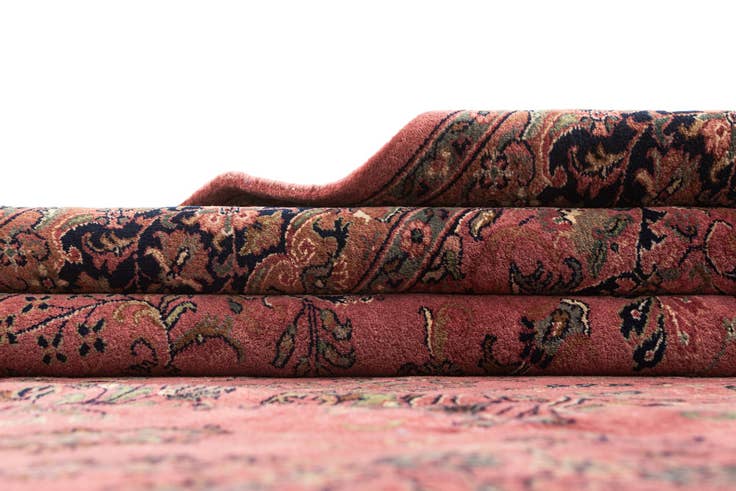 Detail image of 6' 8 x 10' 2 Hand Knotted Sarough Oriental Wool Rug