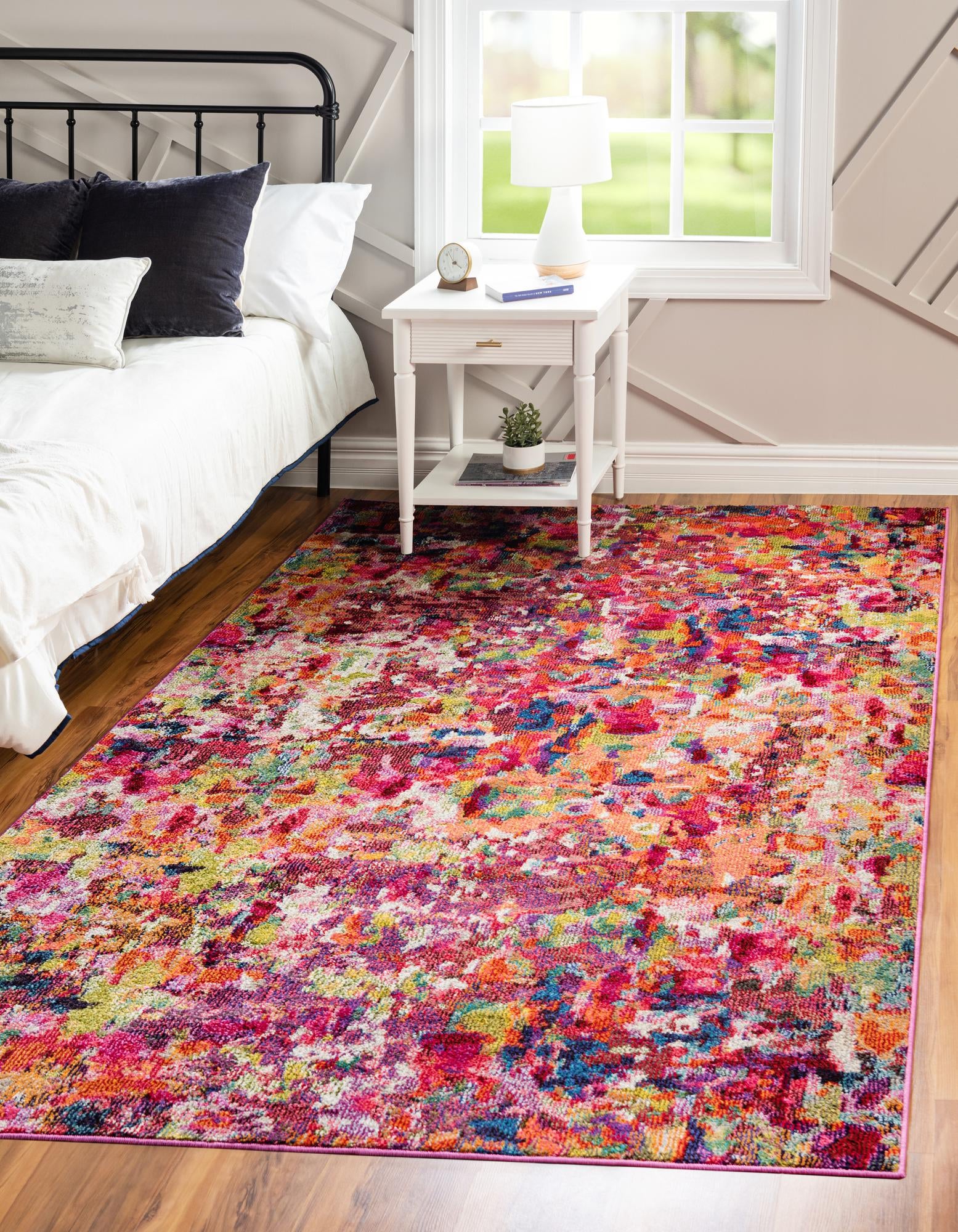 5' x 8' Washable Spectrum Rug