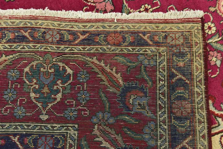 9' 9 x 12' 10 Hand Knotted Tabriz Persian Wool Rug