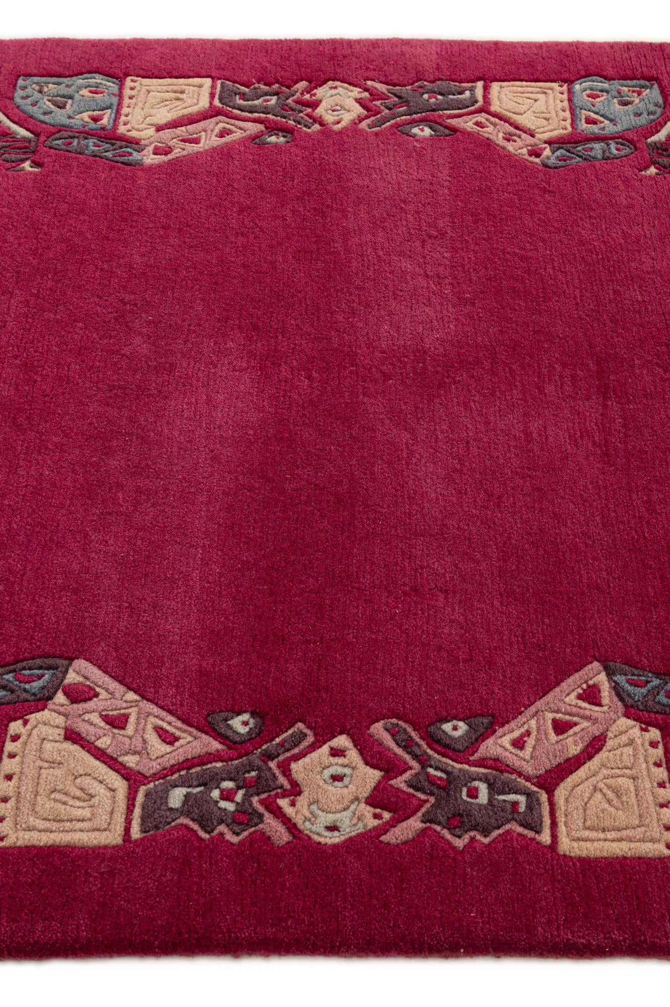 4' 1 x 6' Hand Knotted Tibet Wool Rug