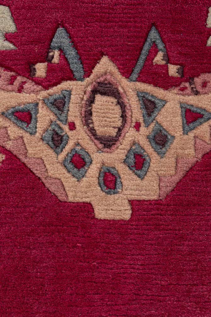 4' 1 x 6' Hand Knotted Tibet Wool Rug