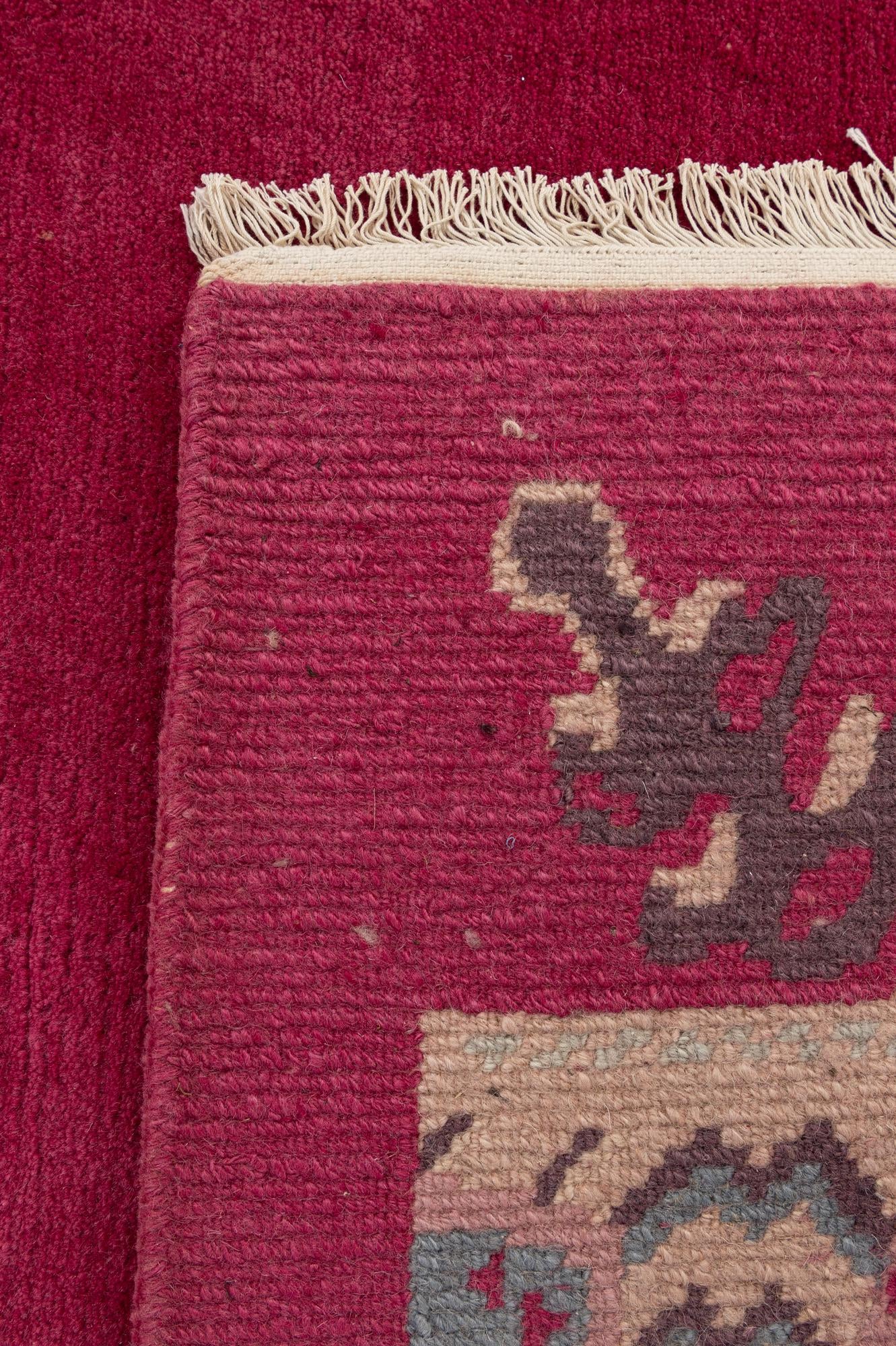 4' 1 x 6' Hand Knotted Tibet Wool Rug