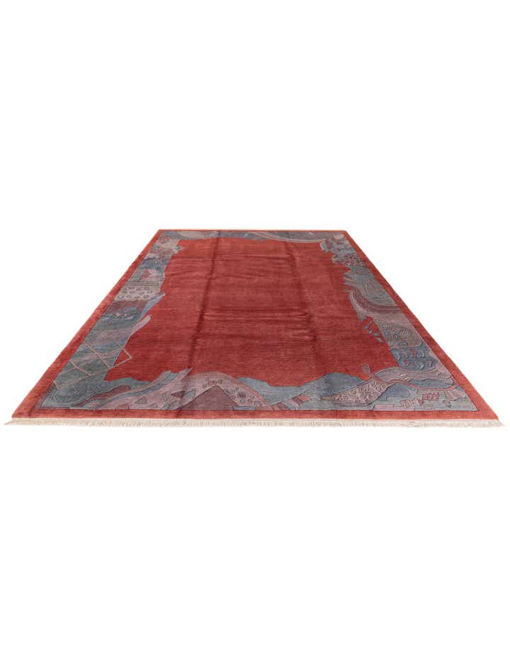 8' 4 x 11' 6 Hand Knotted Tibet Wool Rug