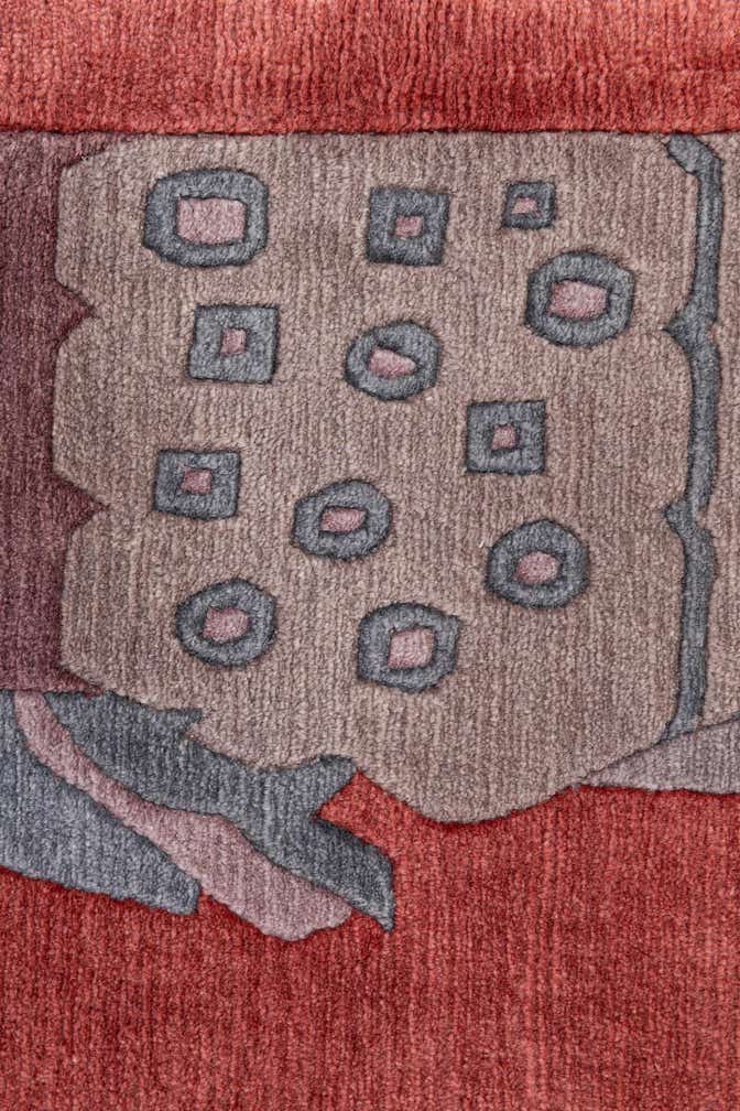 8' 4 x 11' 6 Hand Knotted Tibet Wool Rug