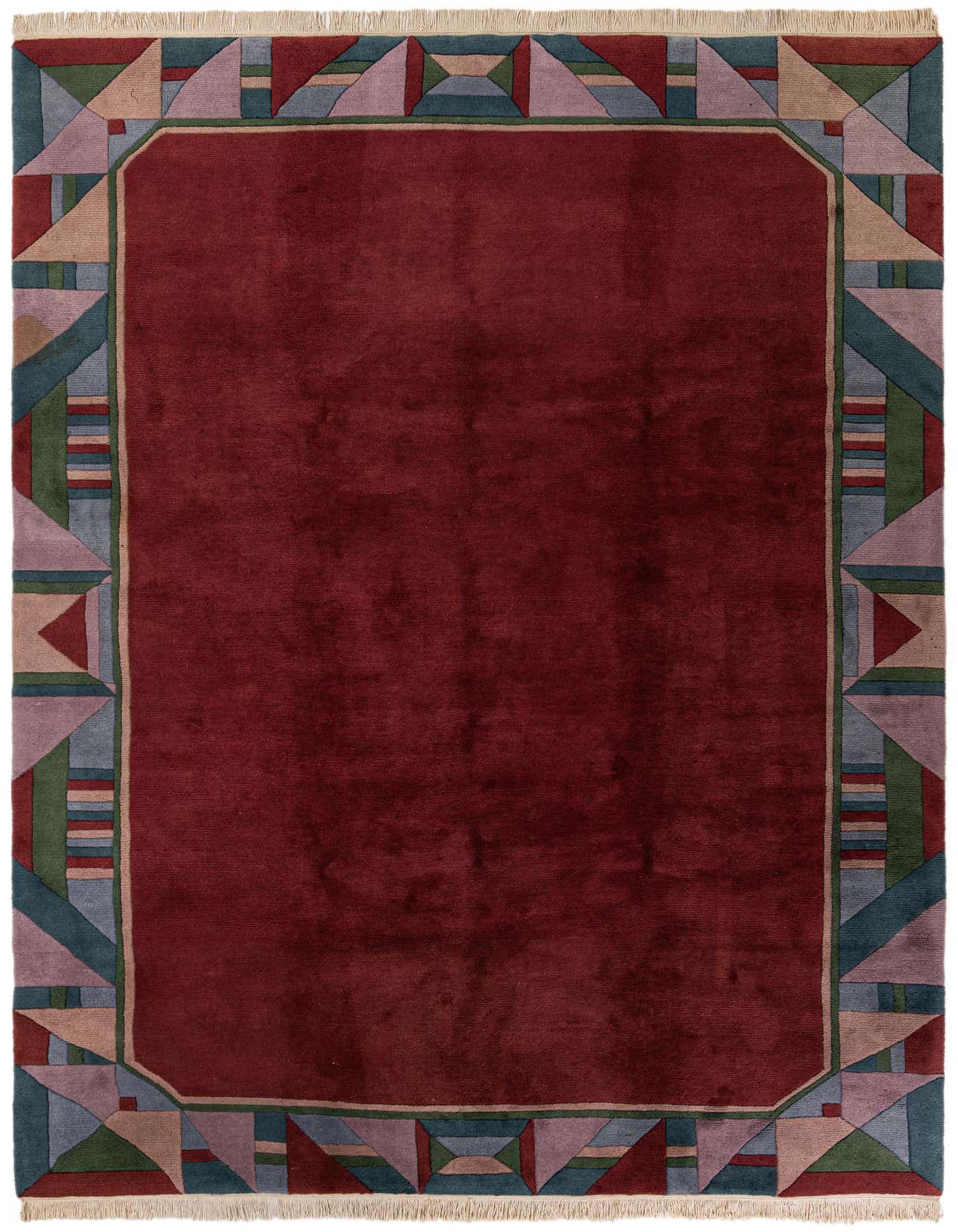 8' 4 x 11' 7 Hand Knotted Tibet Wool Rug