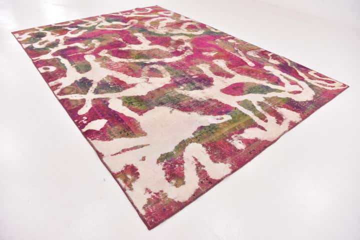 8' 2 x 11' 6 Hand Knotted Ultra Vintage Persian Wool Rug