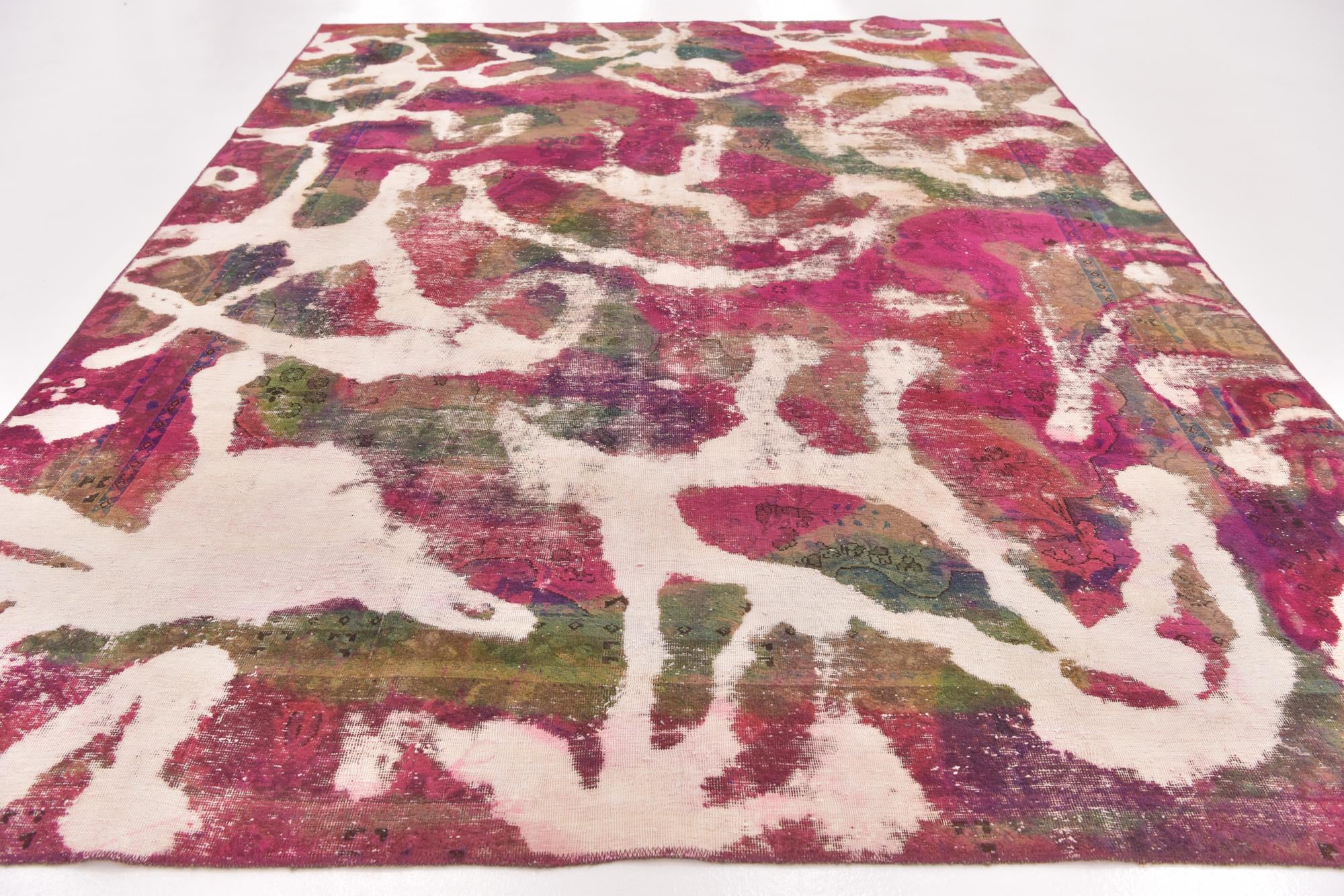 8' 2 x 11' 6 Hand Knotted Ultra Vintage Persian Wool Rug