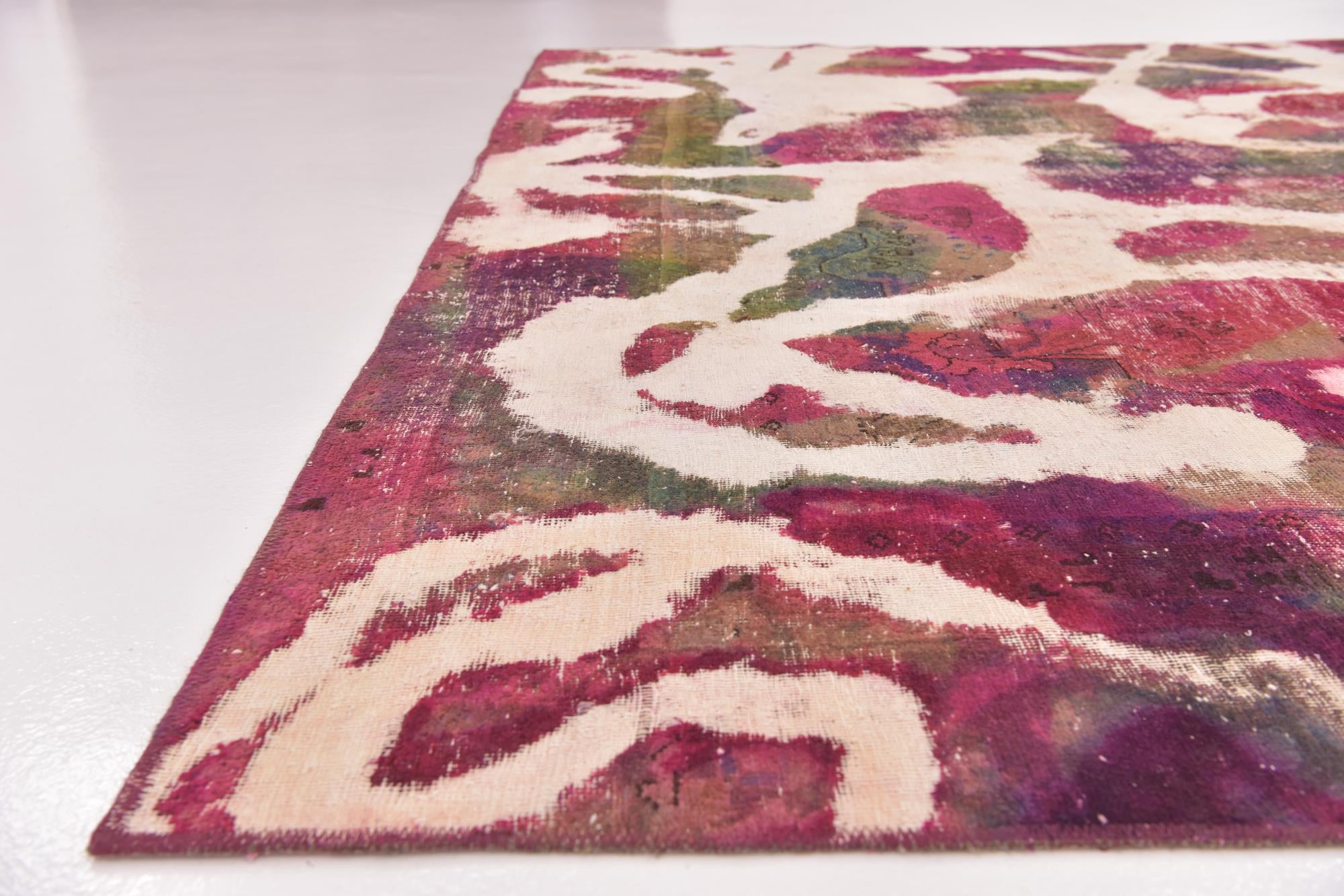 8' 2 x 11' 6 Hand Knotted Ultra Vintage Persian Wool Rug