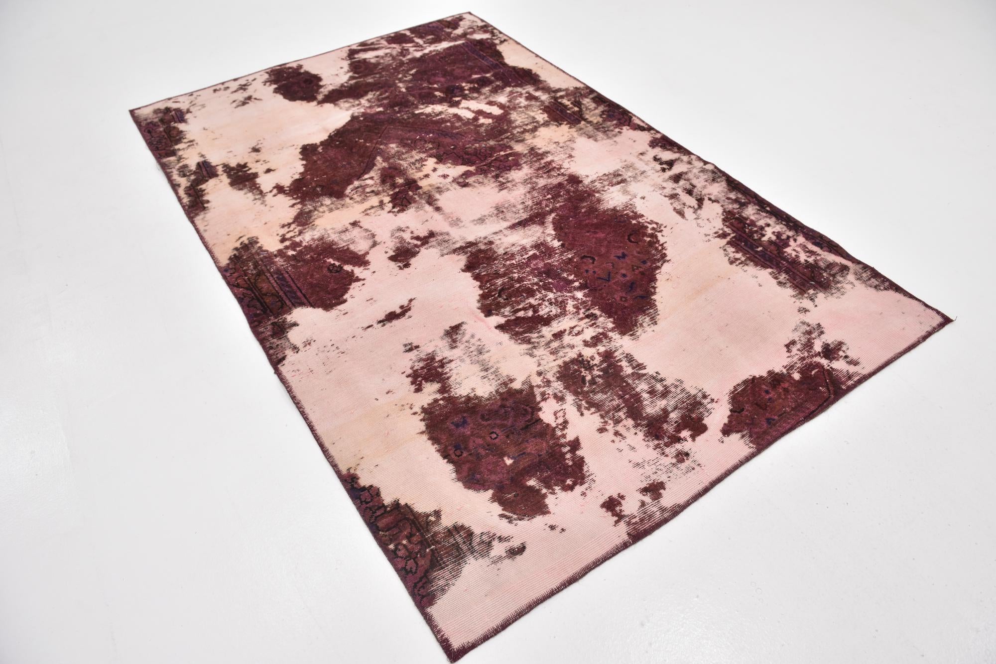 5' x 8' Hand Knotted Ultra Vintage Persian Wool Rug