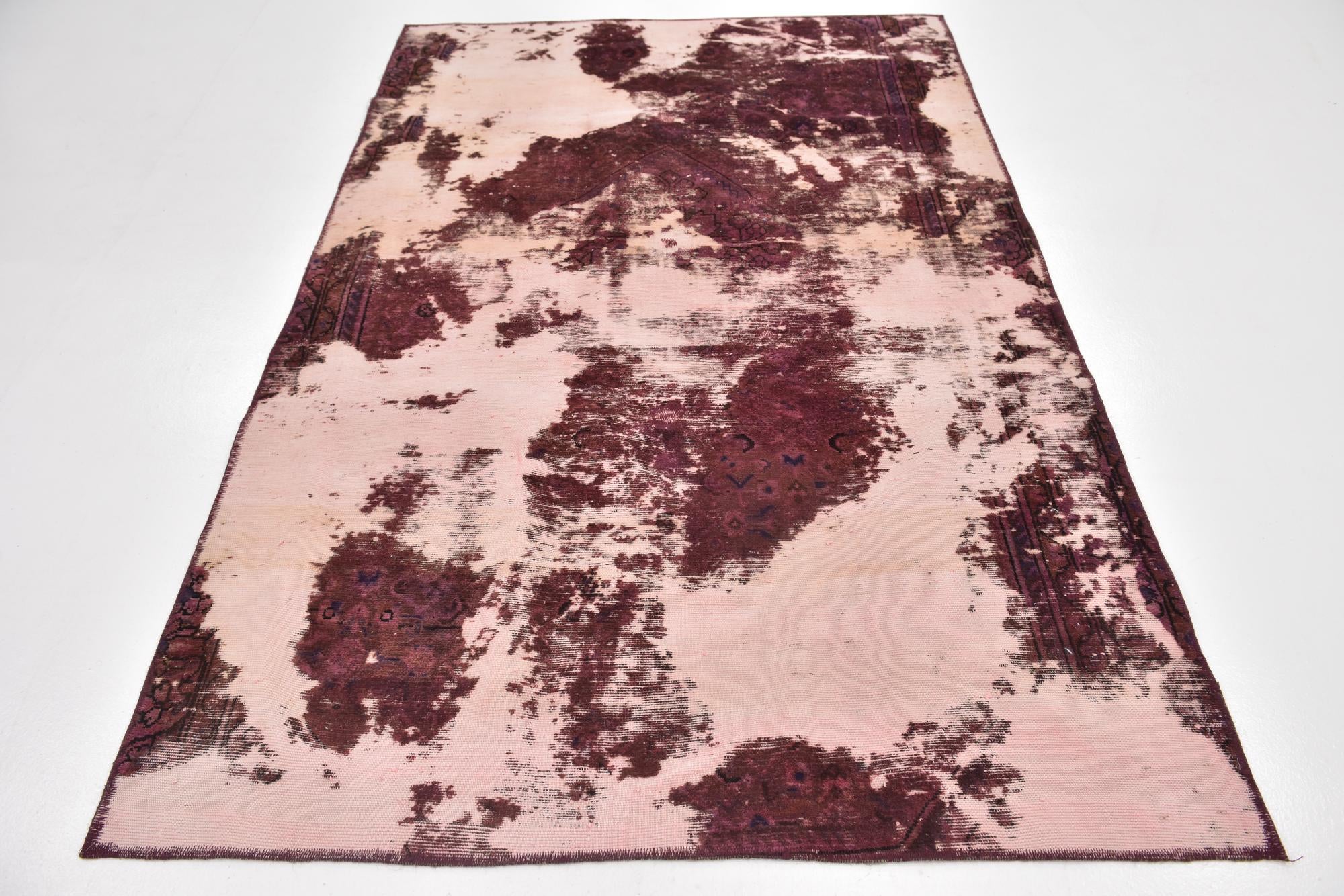 5' x 8' Hand Knotted Ultra Vintage Persian Wool Rug