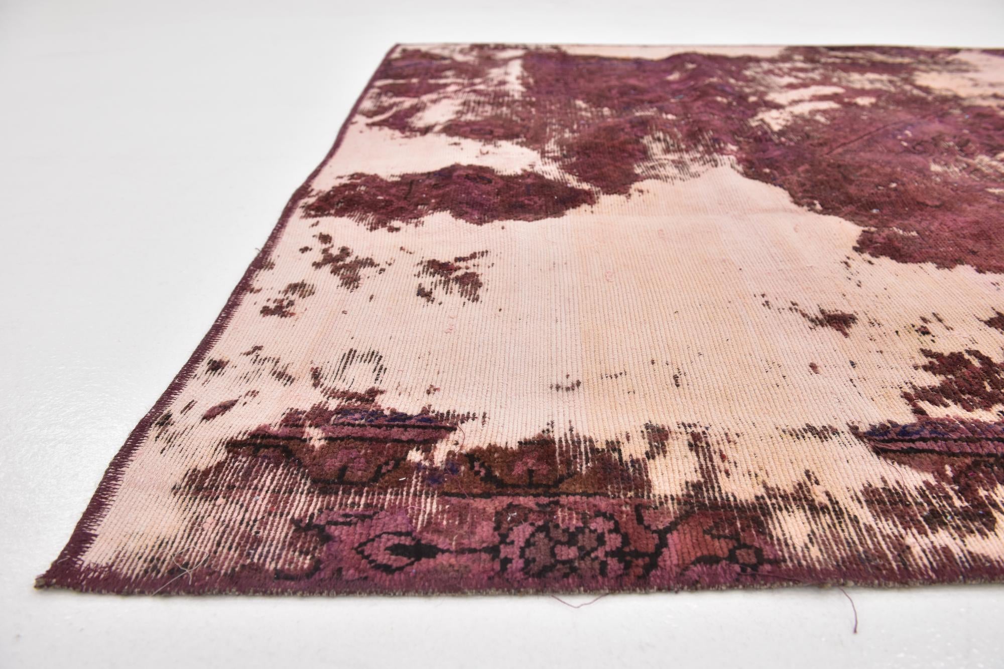 5' x 8' Hand Knotted Ultra Vintage Persian Wool Rug