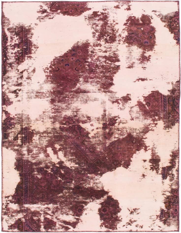Detail image of 5' x 8' Hand Knotted Ultra Vintage Persian Wool Rug