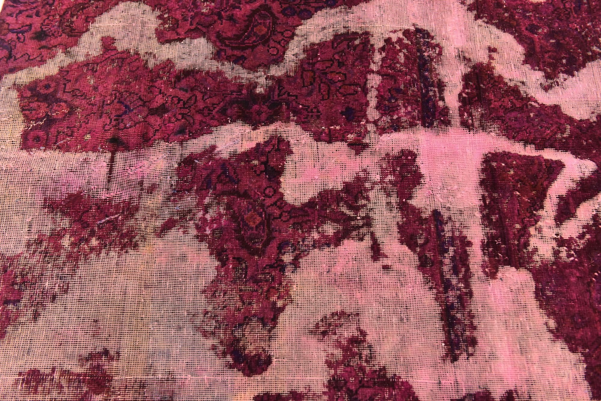 4' 2 x 6' 2 Hand Knotted Ultra Vintage Persian Wool Rug
