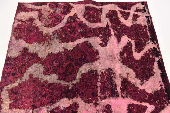 4' 2 x 6' 2 Hand Knotted Ultra Vintage Persian Wool Rug