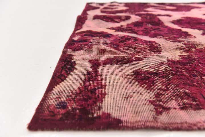 4' 2 x 6' 2 Hand Knotted Ultra Vintage Persian Wool Rug