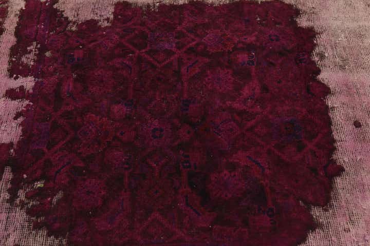 6' 2 x 7' 10 Hand Knotted Ultra Vintage Persian Wool Rug
