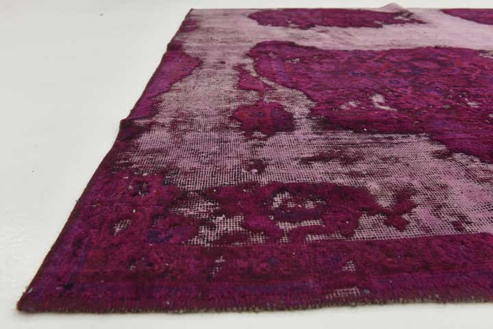 6' 2 x 7' 10 Hand Knotted Ultra Vintage Persian Wool Rug