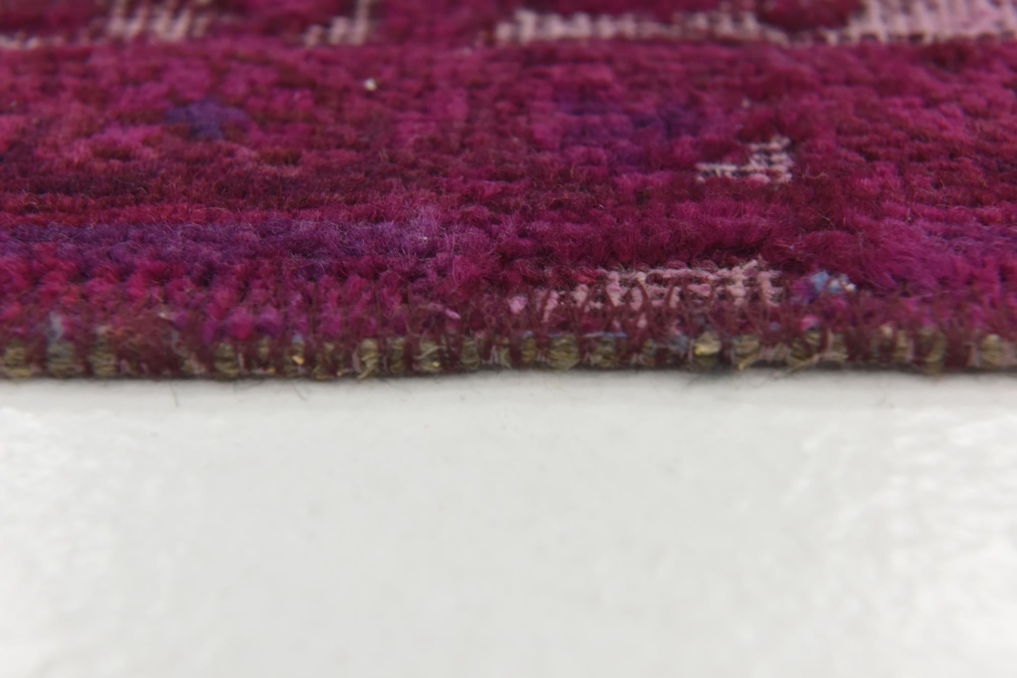6' 2 x 7' 10 Hand Knotted Ultra Vintage Persian Wool Rug