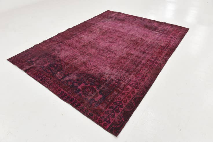 Detail image of 7' x 9' 2 Hand Knotted Ultra Vintage Persian Wool Rug
