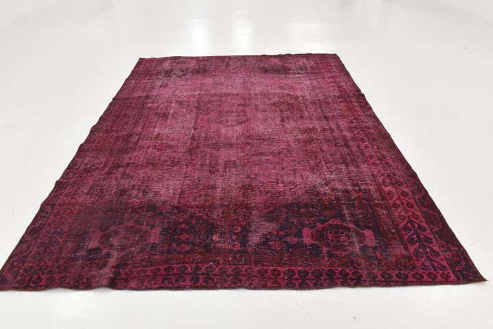 7' x 9' 2 Hand Knotted Ultra Vintage Persian Wool Rug