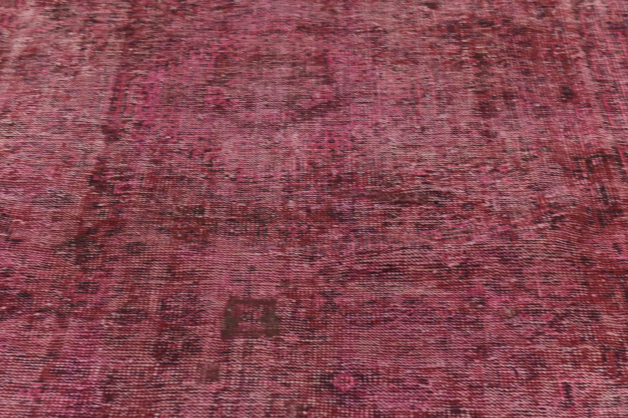 7' x 9' 2 Hand Knotted Ultra Vintage Persian Wool Rug