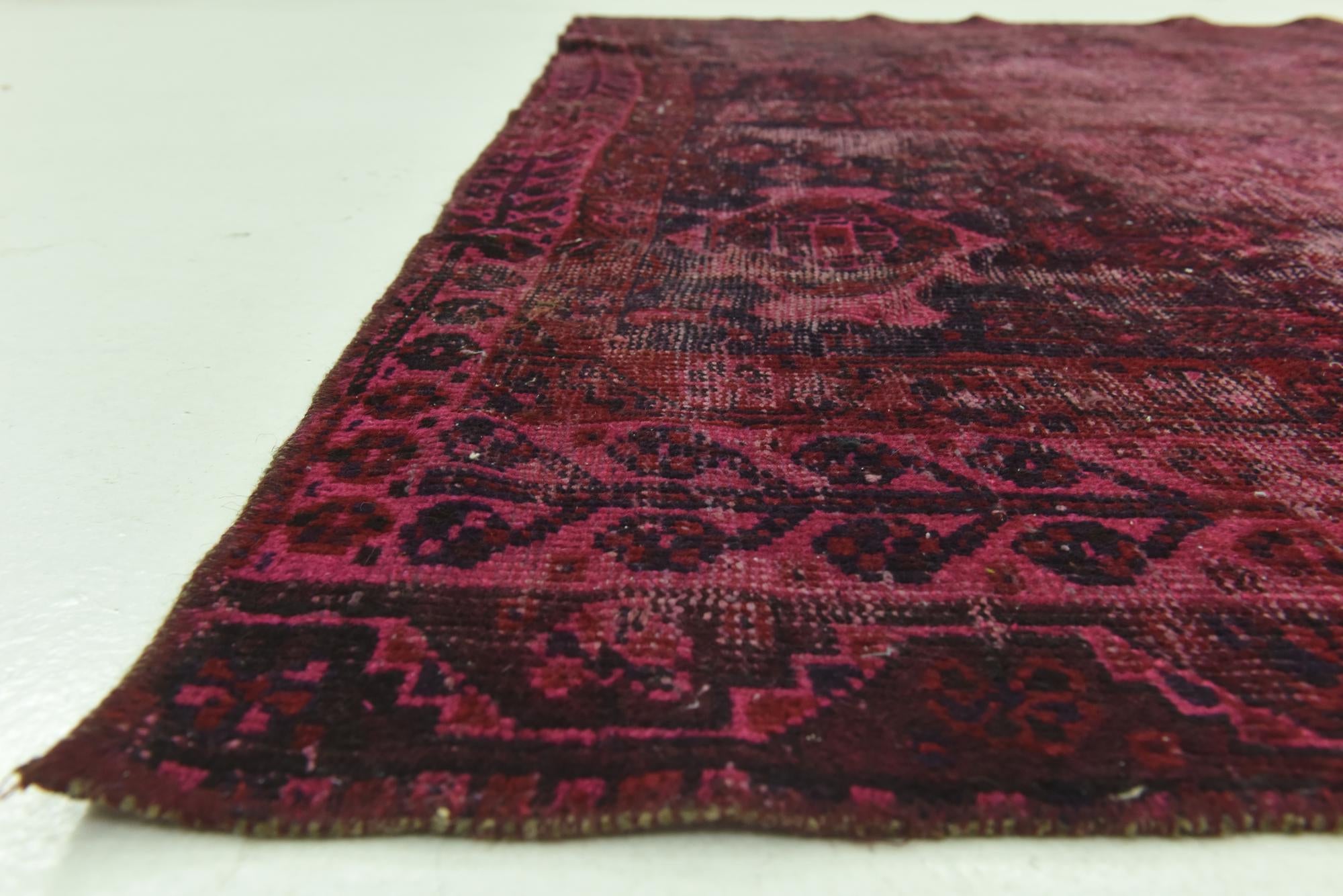 7' x 9' 2 Hand Knotted Ultra Vintage Persian Wool Rug