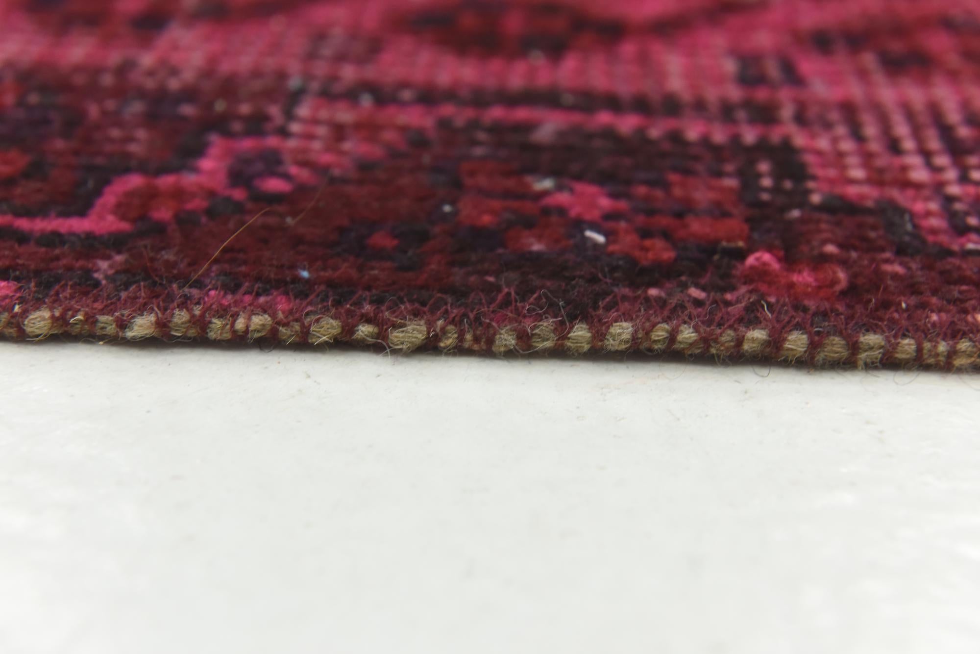 7' x 9' 2 Hand Knotted Ultra Vintage Persian Wool Rug