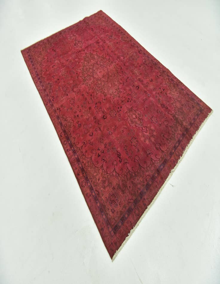 Detail image of 5' 10 x 8' 10 Hand Knotted Ultra Vintage Persian Wool Rug