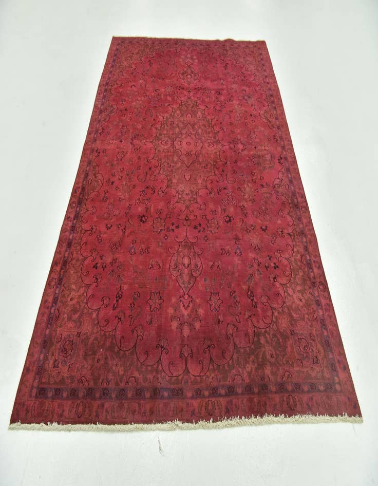 Detail image of 5' 10 x 8' 10 Hand Knotted Ultra Vintage Persian Wool Rug