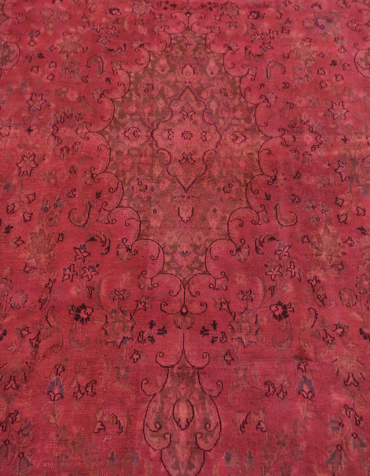 Detail image of 5' 10 x 8' 10 Hand Knotted Ultra Vintage Persian Wool Rug