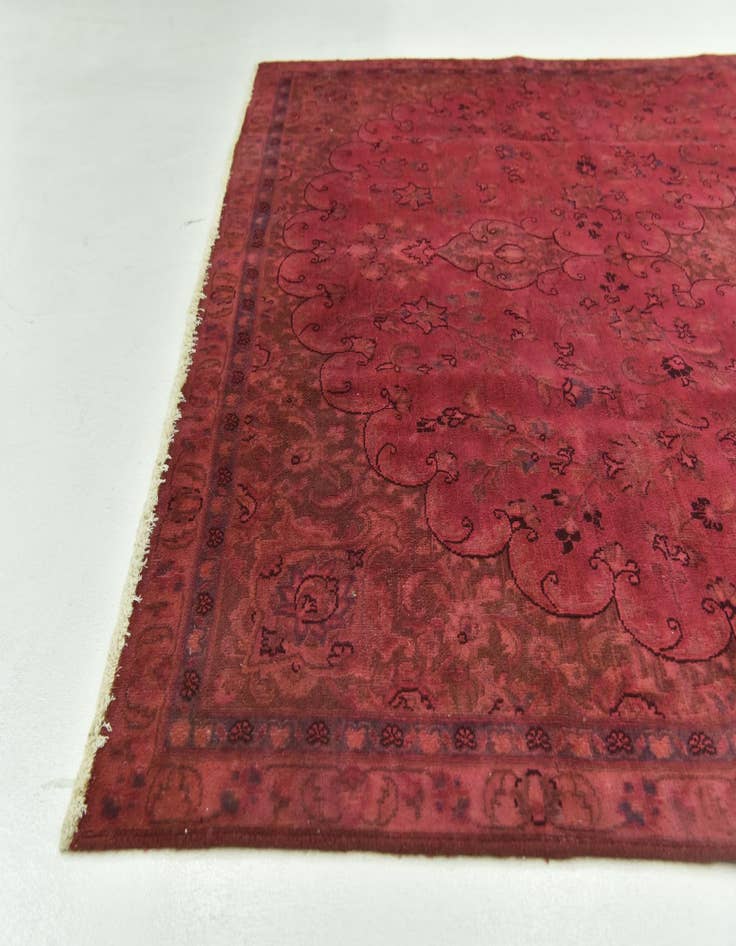 Detail image of 5' 10 x 8' 10 Hand Knotted Ultra Vintage Persian Wool Rug