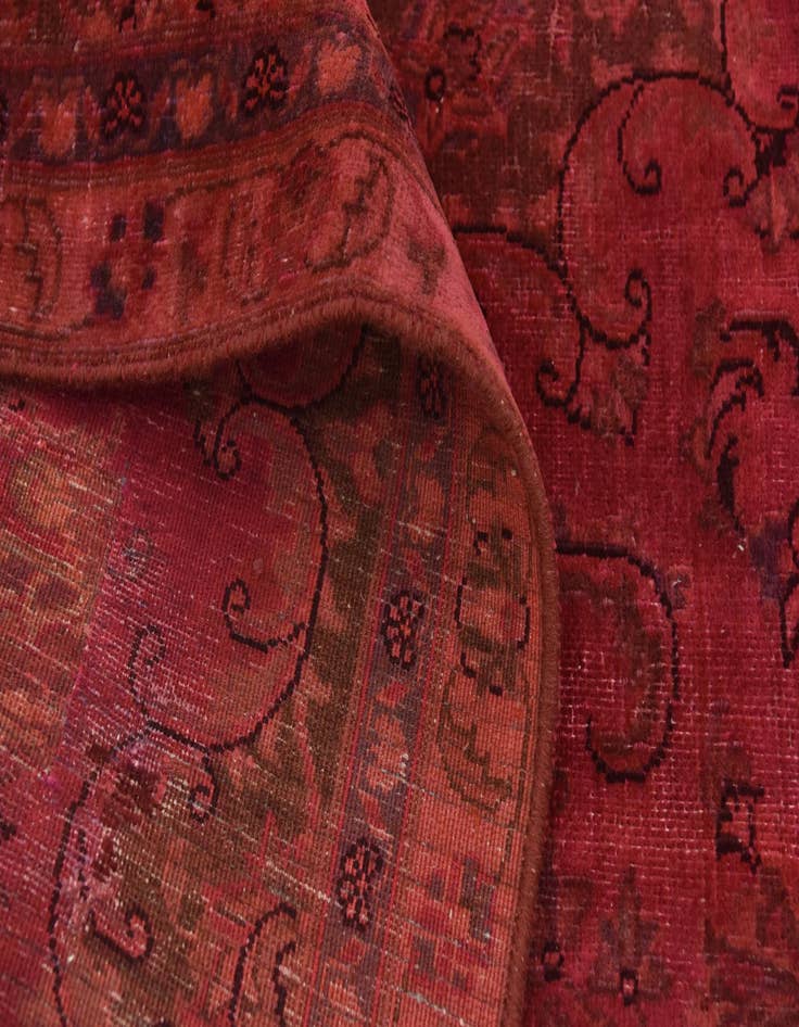 Detail image of 5' 10 x 8' 10 Hand Knotted Ultra Vintage Persian Wool Rug