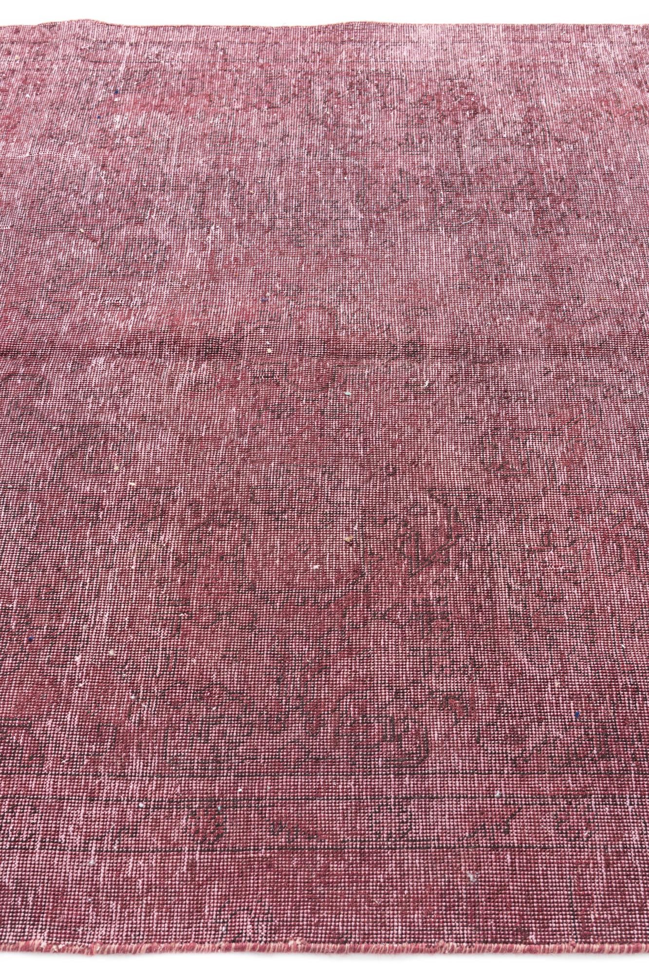 5' 4 x 8' 3 Hand Knotted Ultra Vintage Persian Wool Rug