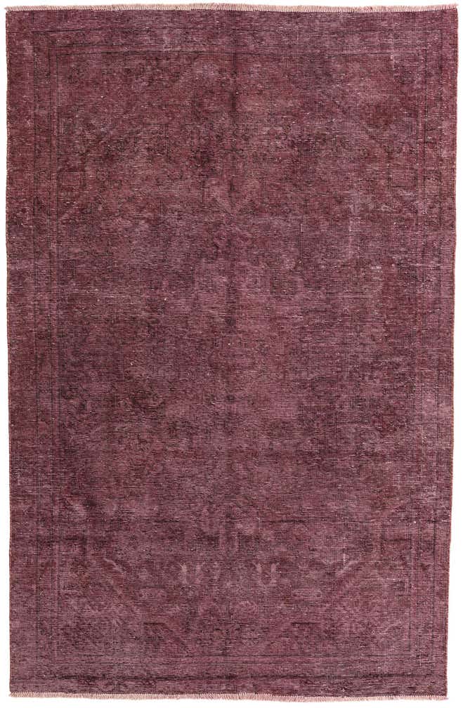 5' 4 x 8' 3 Hand Knotted Ultra Vintage Persian Wool Rug
