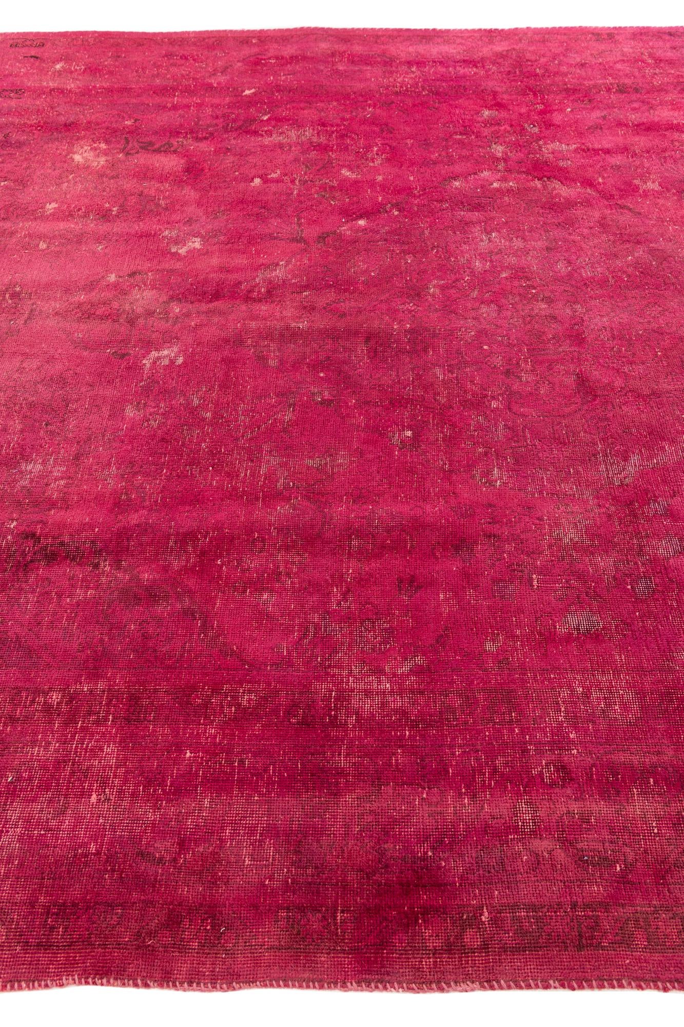 8' 1 x 11' 6 Hand Knotted Ultra Vintage Persian Wool Rug