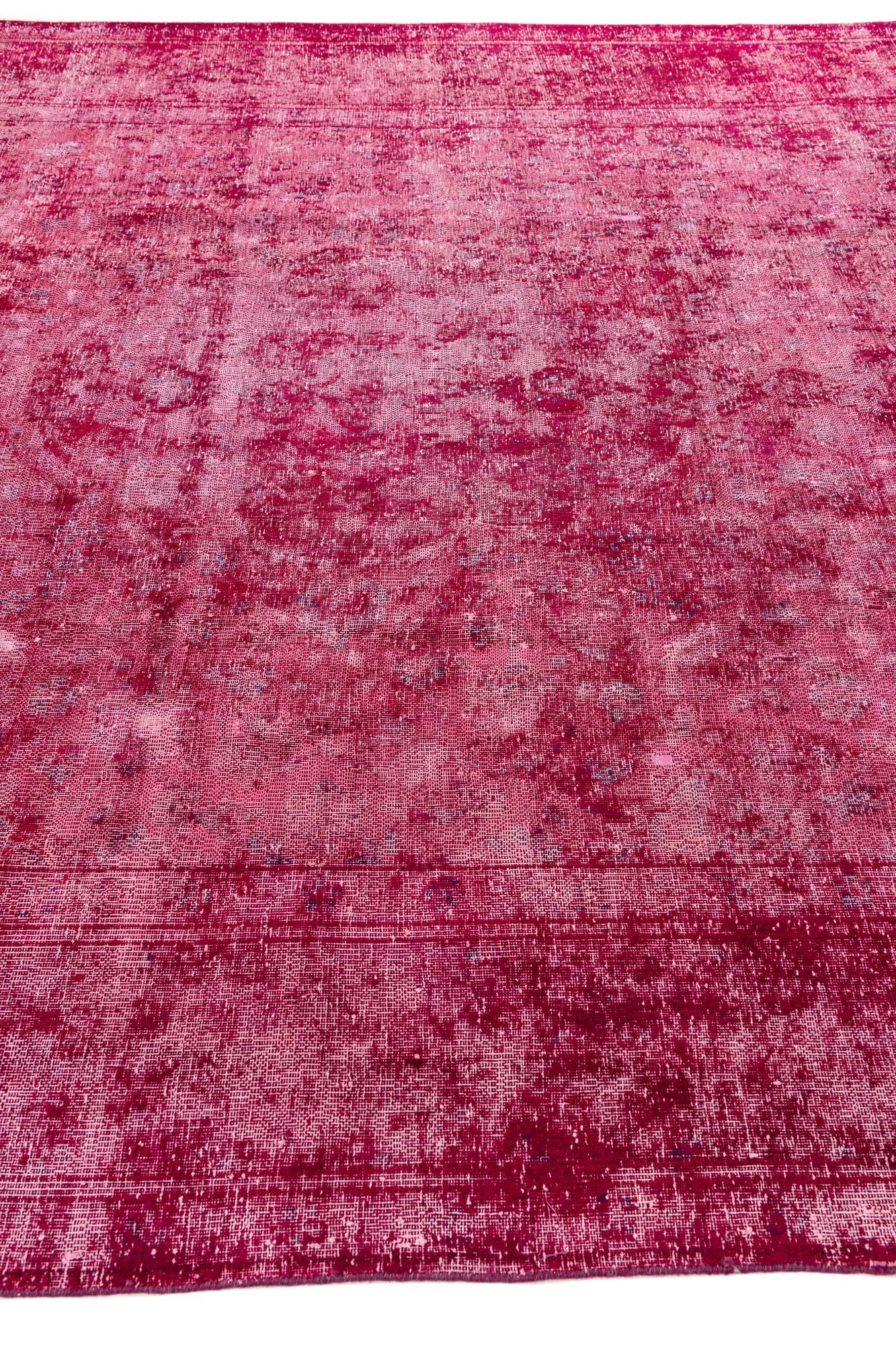 9' 9 x 12' 10 Hand Knotted Ultra Vintage Persian Wool Rug