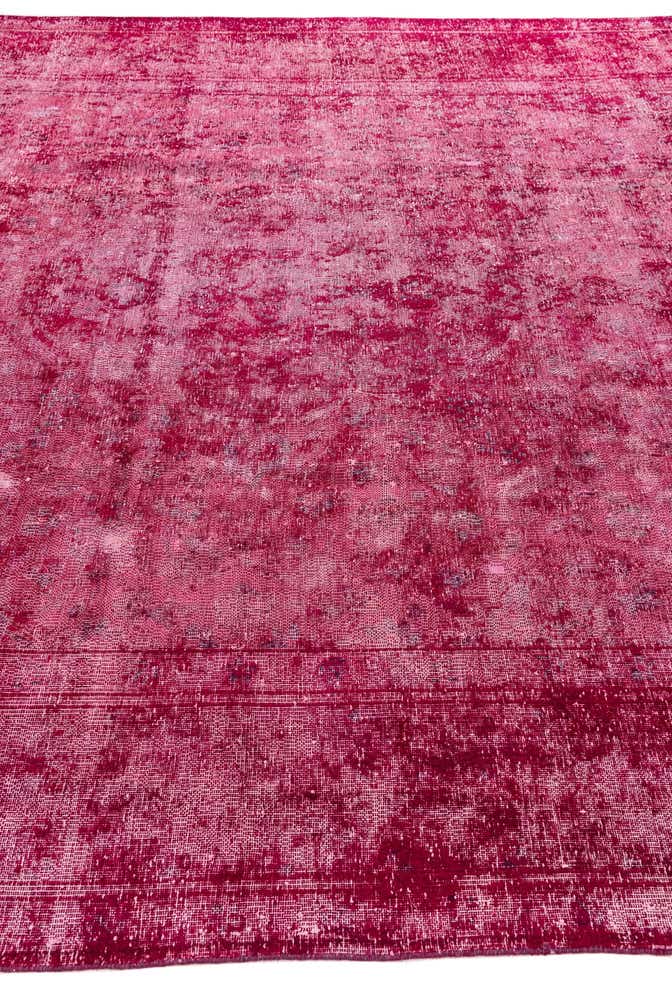 9' 9 x 12' 10 Hand Knotted Ultra Vintage Persian Wool Rug