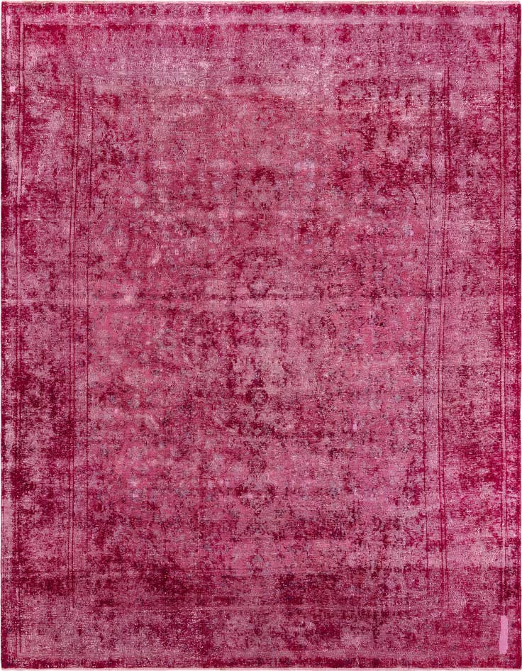 Detail image of 9' 9 x 12' 10 Hand Knotted Ultra Vintage Persian Wool Rug