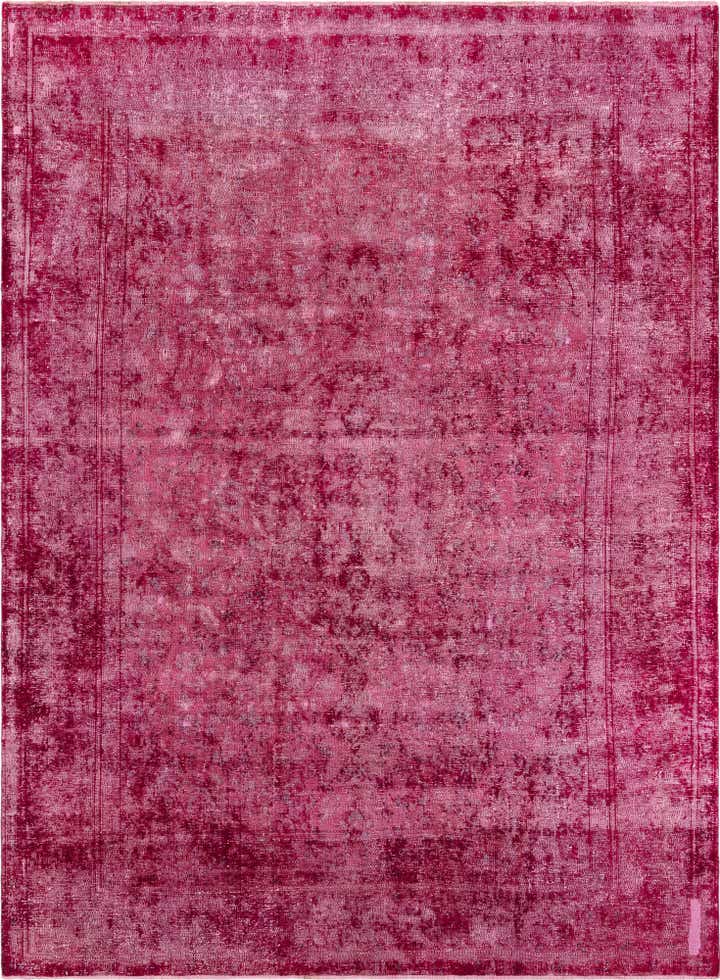 9' 9 x 12' 10 Hand Knotted Ultra Vintage Persian Wool Rug