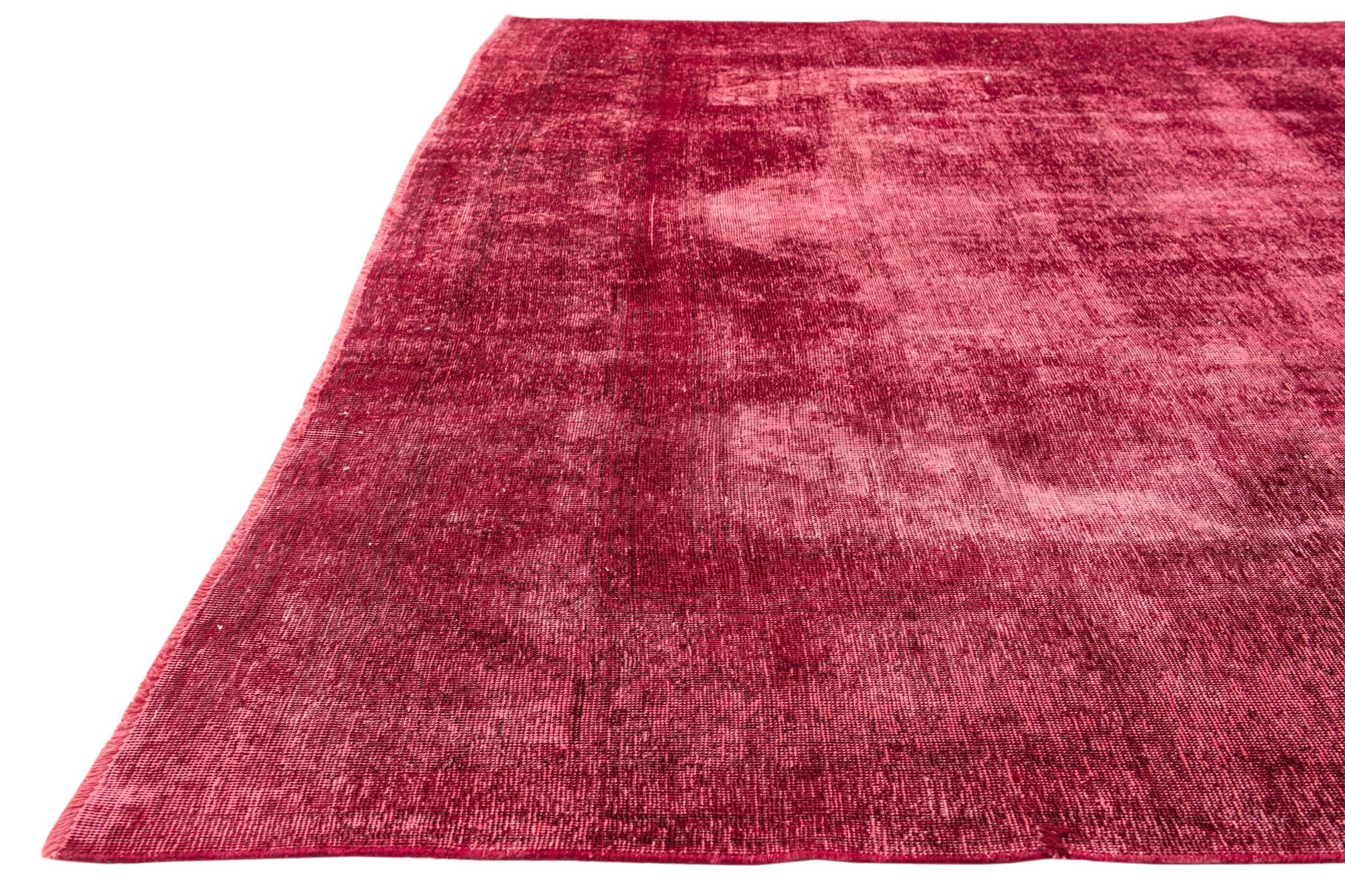 9' 7 x 13' 1 Hand Knotted Ultra Vintage Persian Wool Rug