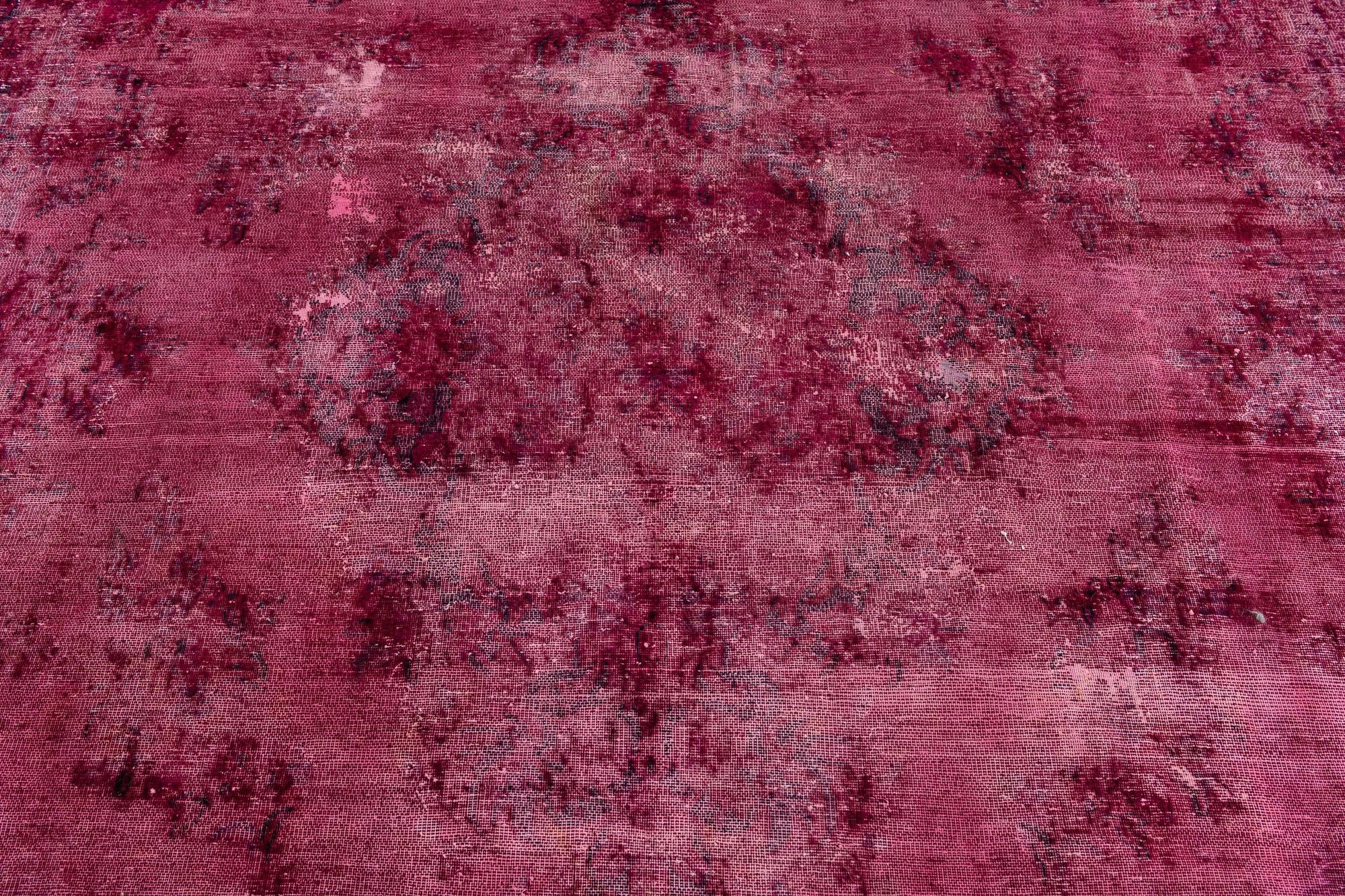 10' x 12' 6 Hand Knotted Ultra Vintage Persian Wool Rug