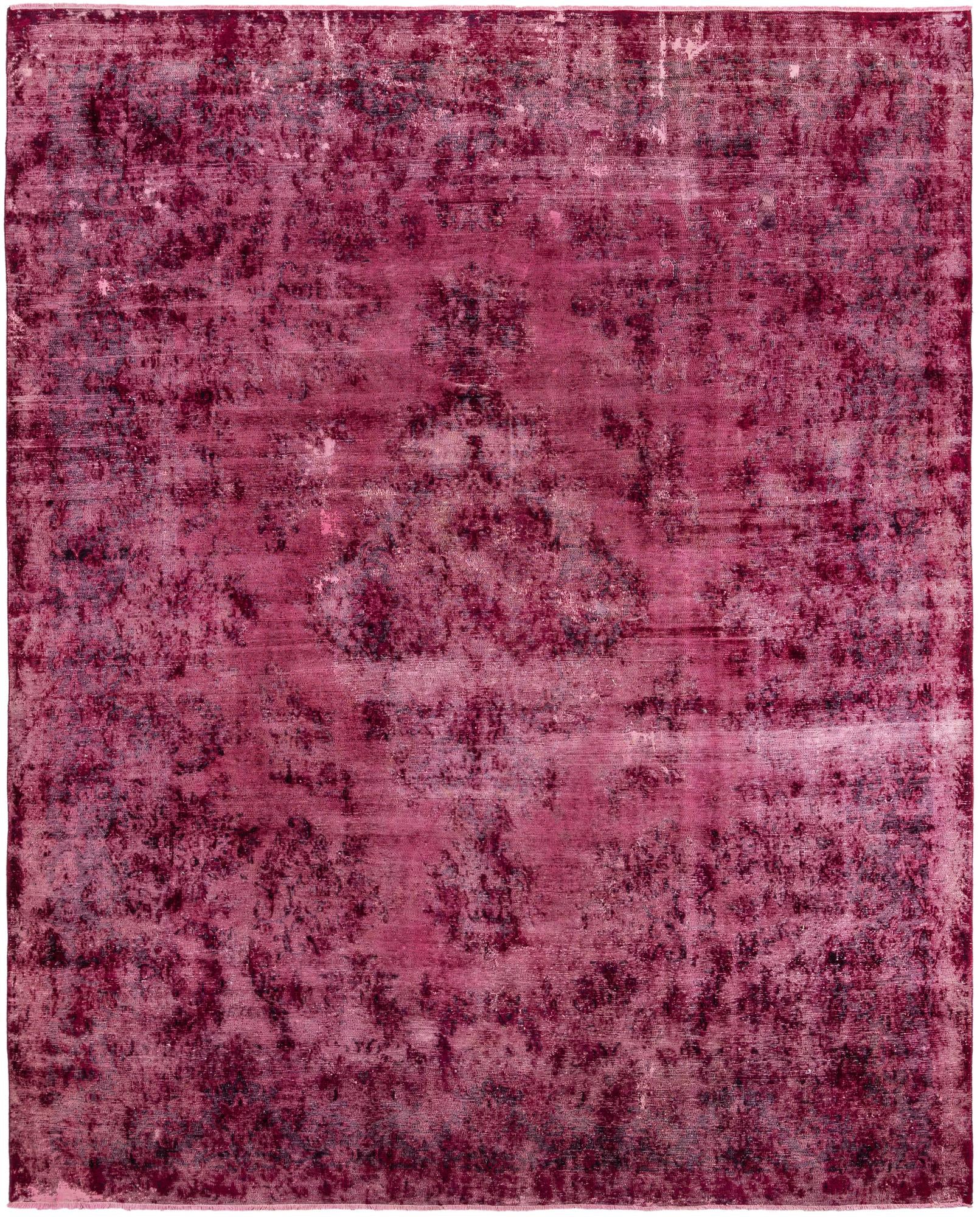 10' x 12' 6 Hand Knotted Ultra Vintage Persian Wool Rug