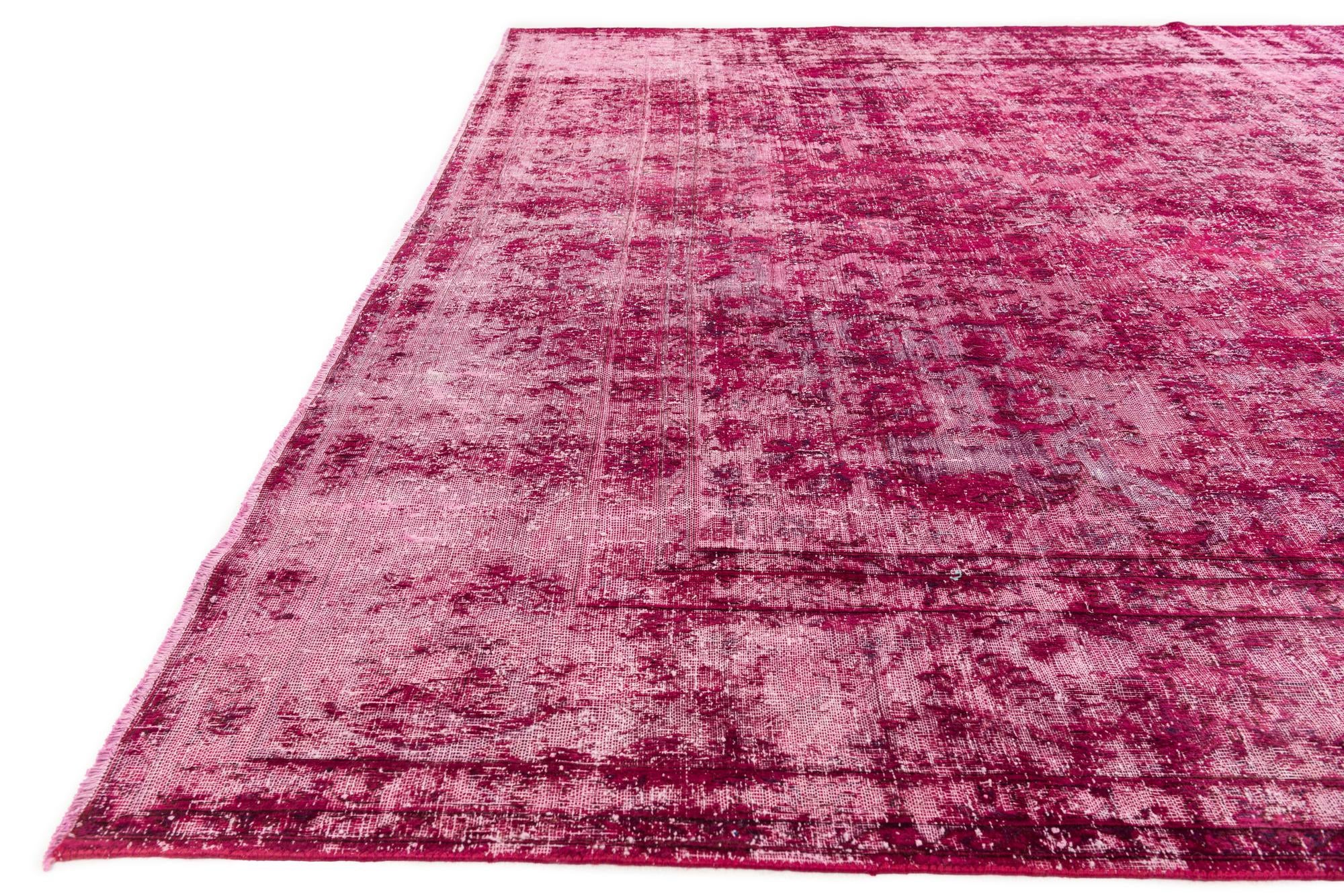 9' 7 x 12' 7 Hand Knotted Ultra Vintage Persian Wool Rug