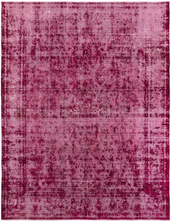 9' 7 x 12' 7 Hand Knotted Ultra Vintage Persian Wool Rug