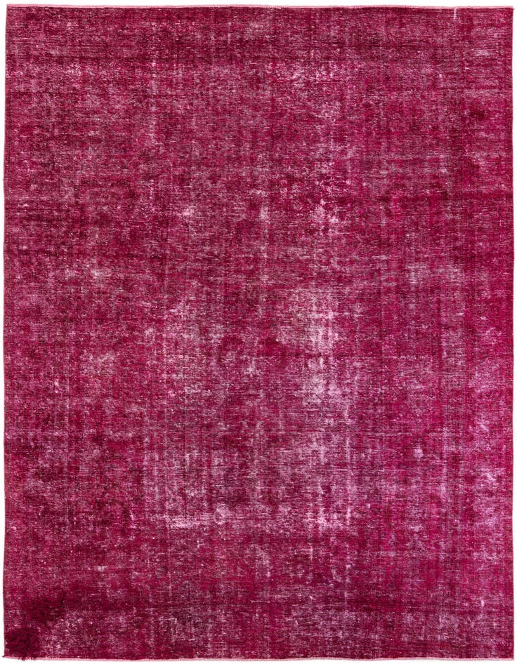 Detail image of 8' 3 x 12' 2 Hand Knotted Ultra Vintage Persian Wool Rug