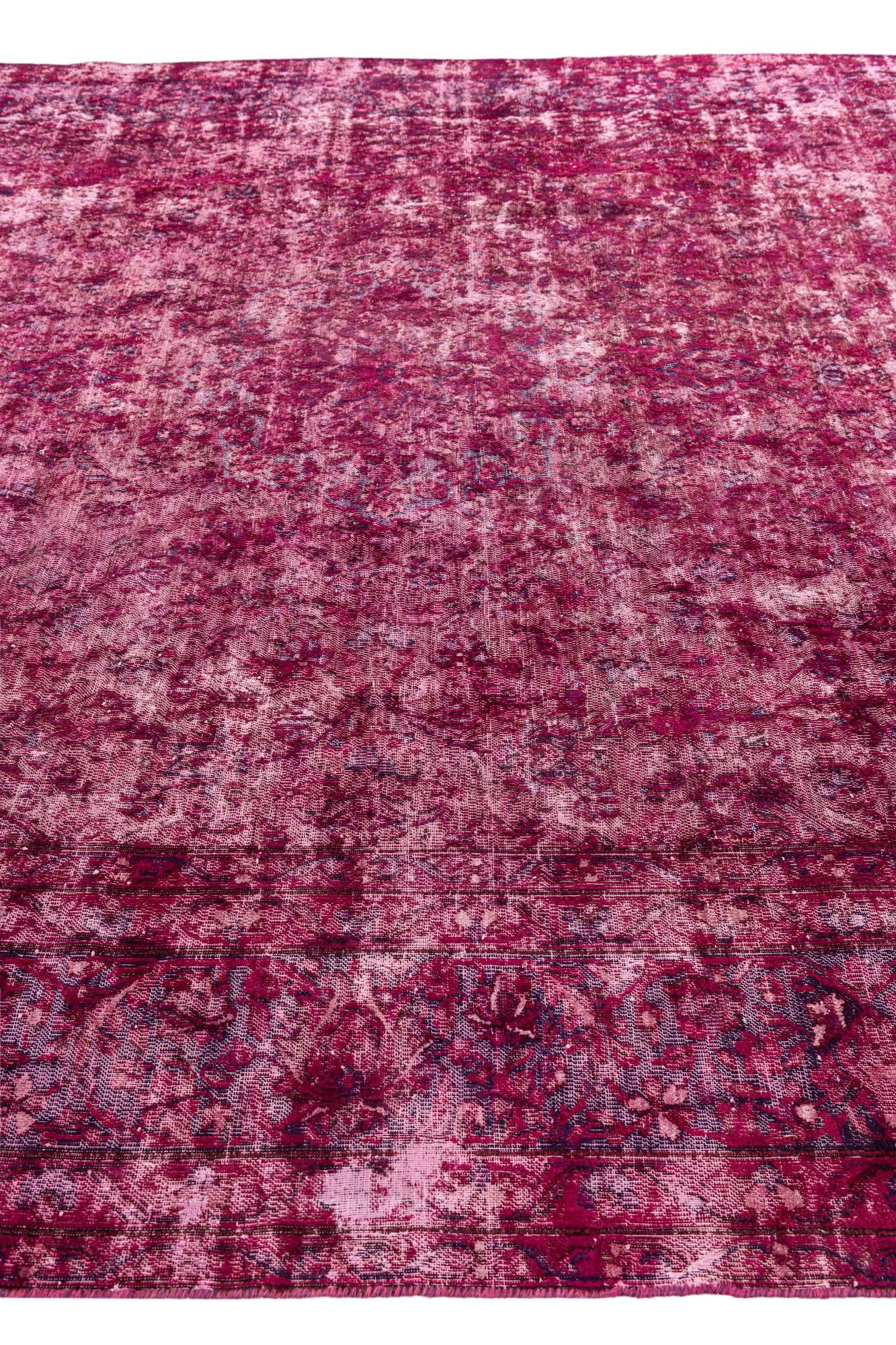 8' 6 x 12' 3 Hand Knotted Ultra Vintage Persian Wool Rug